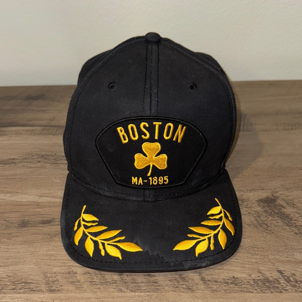 Boston Black and Yellow Embroidered Women's Hat